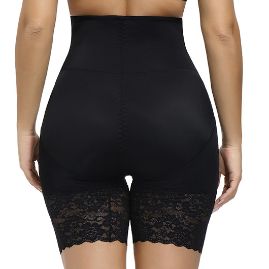 Lace Black Tummy Control High Waisted Panties | picture 