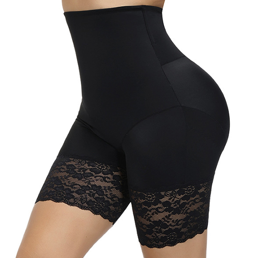 Lace Black Tummy Control High Waisted Panties | picture 