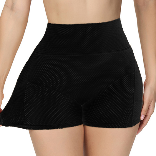 Black Breathable Fake Butt High Waisted Panties | picture 