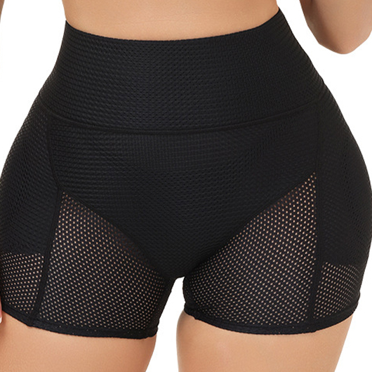 Black Breathable Fake Butt High Waisted Panties | picture 