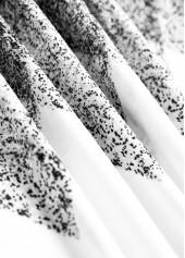 Black Patchwork Geometric Print Long Sleeve T Shirt | thumb picture 