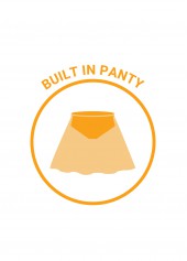 Bowknot Leaf Print Dusty Pink Bikini Set | thumb picture 