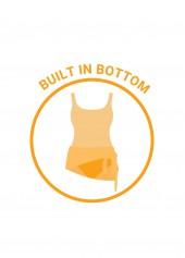 Patchwork Floral Print Light Purple One Piece Swimdress | thumb picture 