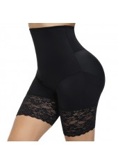 Lace Black Tummy Control High Waisted Panties | thumb picture 
