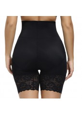Lace Black Tummy Control High Waisted Panties | thumb picture 