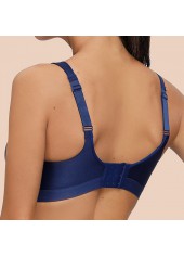 Dark Blue Push-up Scoop Neck Bra | thumb picture 