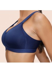 Dark Blue Push-up Scoop Neck Bra | thumb picture 