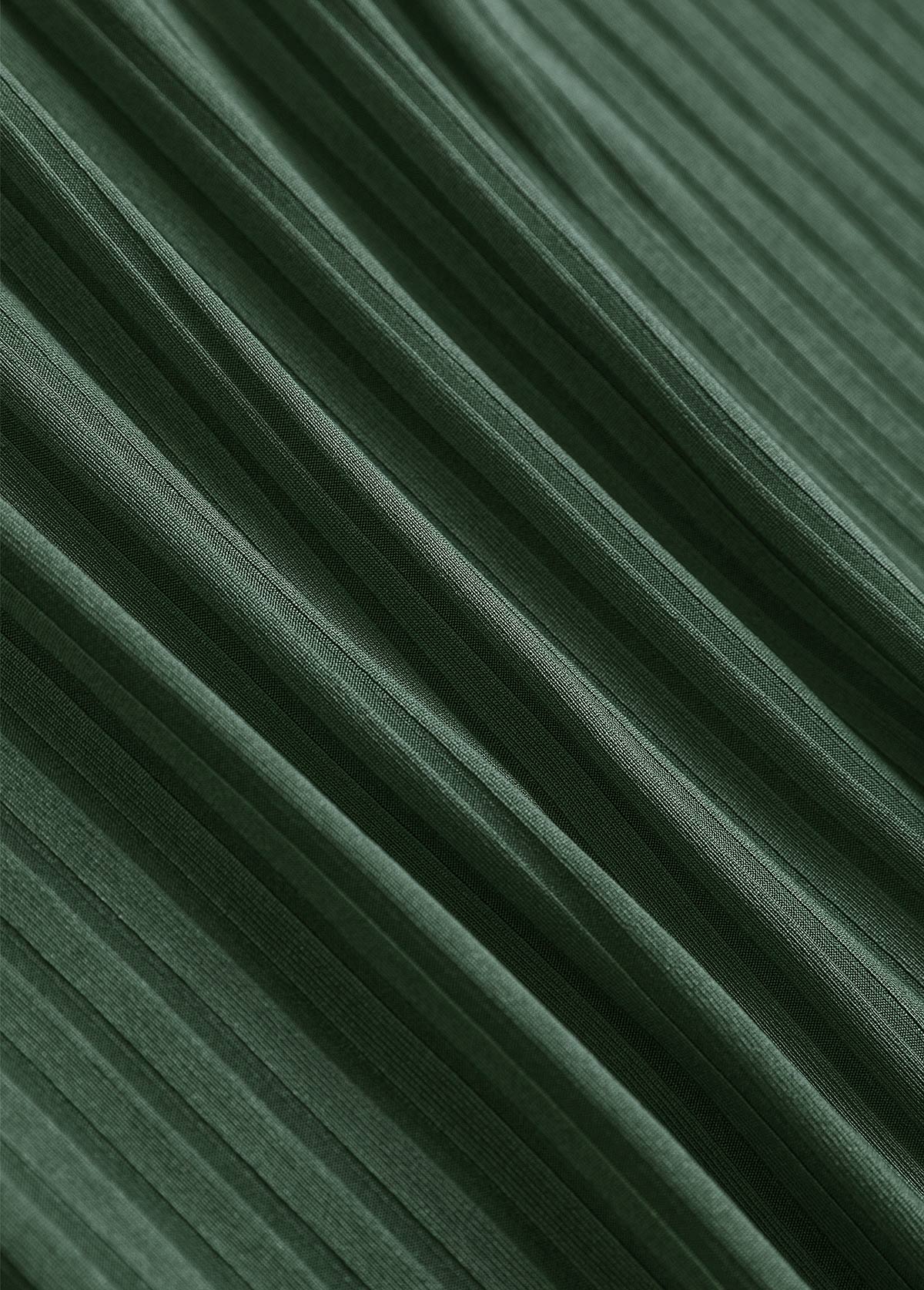 Surplice Tropical Plants Print Olive Green Tankini Set | picture 