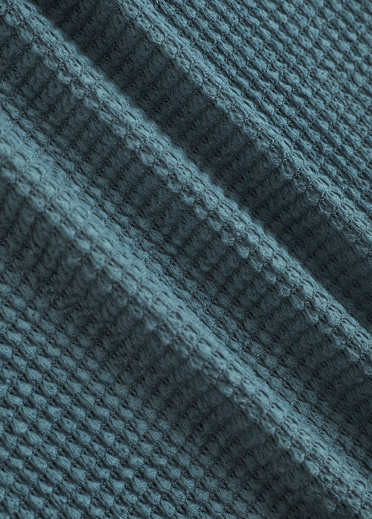 Blue Patchwork Short Sleeve Round Neck T Shirt | picture 