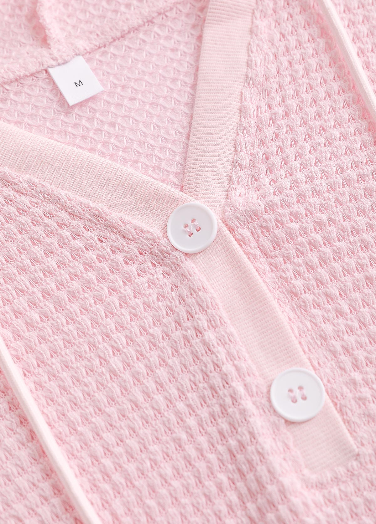 Light Pink Lace Long Sleeve Hoodie | picture 