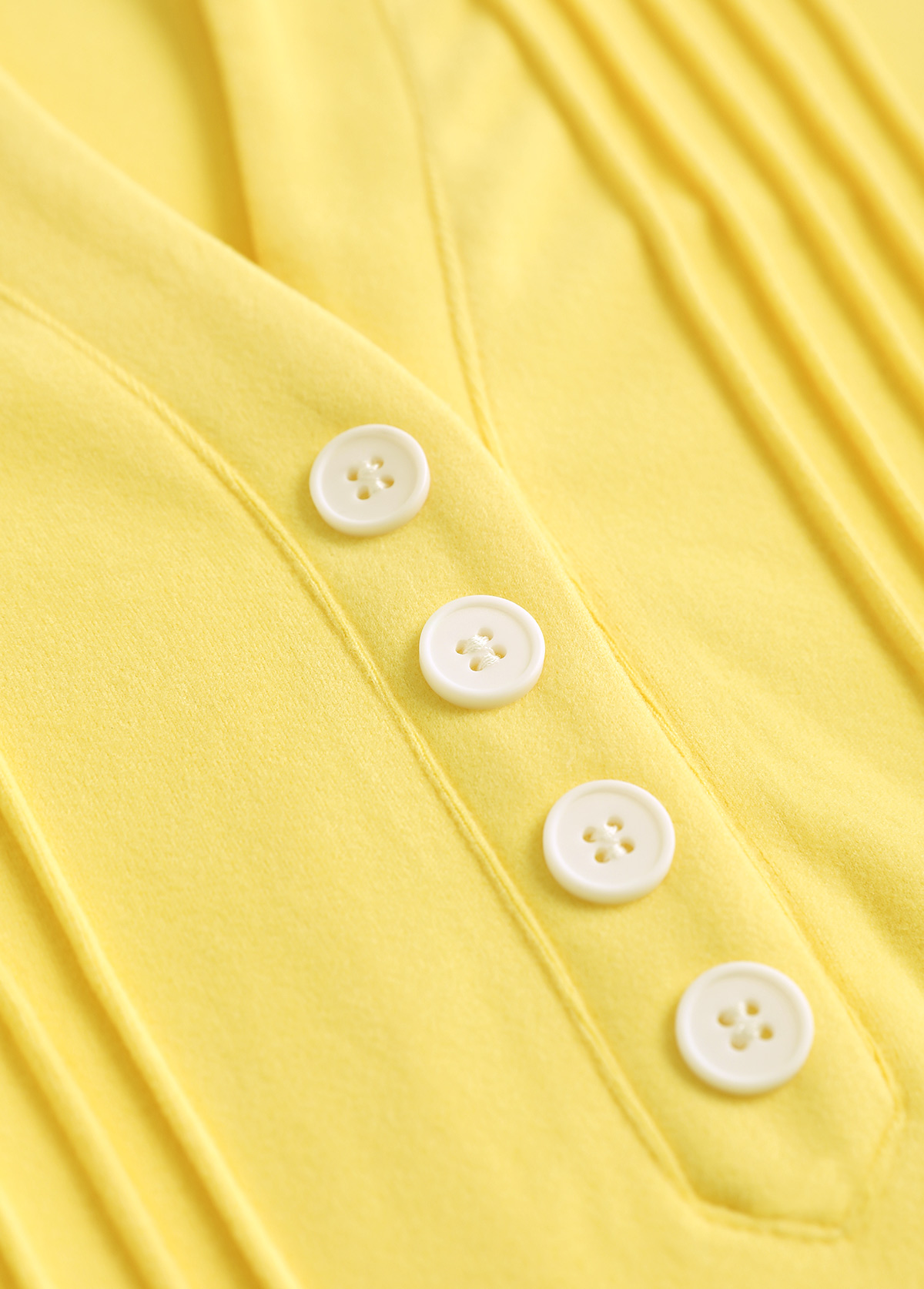 Plus Size Light Yellow Embroidery Long Sleeve T Shirt | picture 