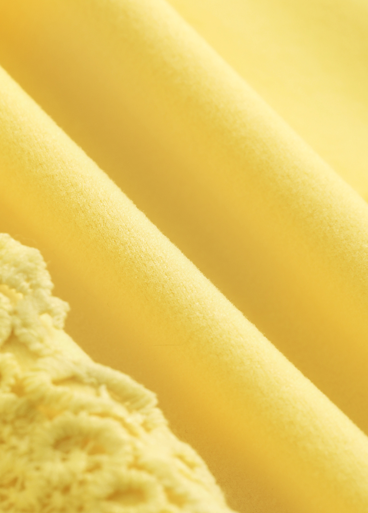 Plus Size Light Yellow Embroidery Long Sleeve T Shirt | picture 