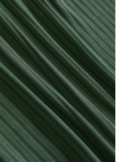 Plus Size Surplice Olive Green Tankini Set | thumb picture 