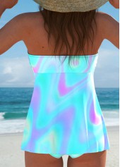 Ruffle Ombre Multi Color Tankini Set | thumb picture 