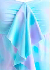 Ruffle Ombre Multi Color Tankini Set | thumb picture 