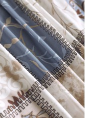 Patchwork Geometric Print Long Sleeve Light Cardigan | thumb picture 