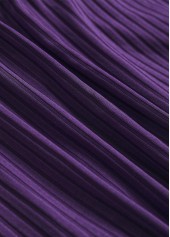 Plus Size Ruched Dark Purple Floral Print Tankini Set | thumb picture 