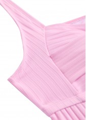 Surplice Feathers Print Light Pink Tankini Set | thumb picture 