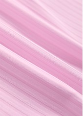 Surplice Feathers Print Light Pink Tankini Set | thumb picture 