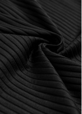 Surplice Feathers Print Black Tankini Set | thumb picture 