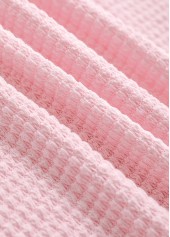 Light Pink Lace Long Sleeve Hoodie | thumb picture 