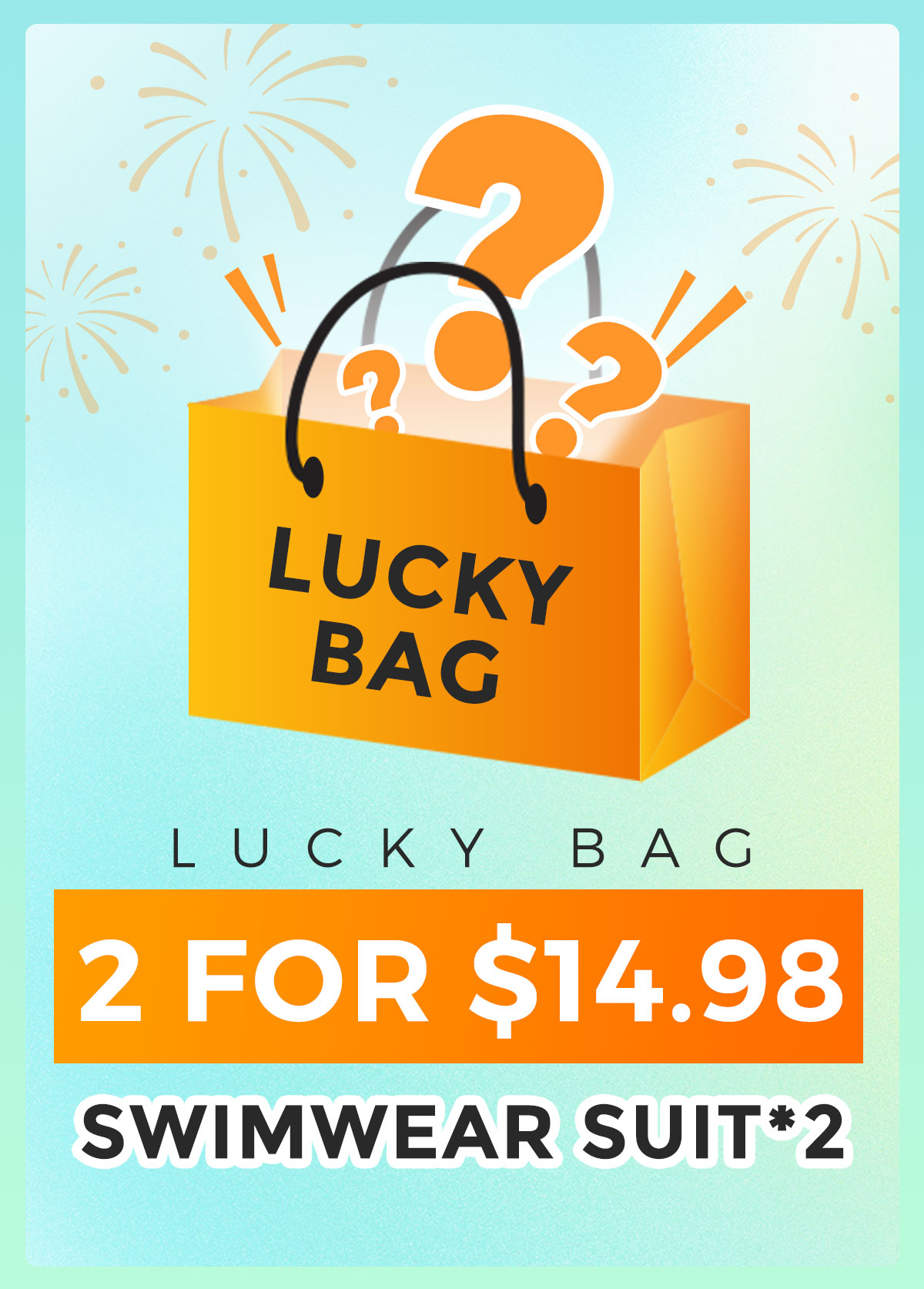 Lucky Bag-Random Color Swimwear Suit-2 Piece | picture 1