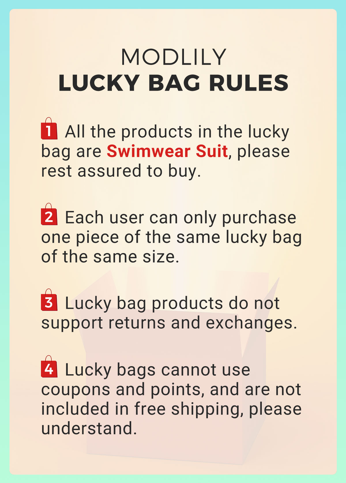 Lucky Bag-Random Color Swimwear Suit-2 Piece | picture 2