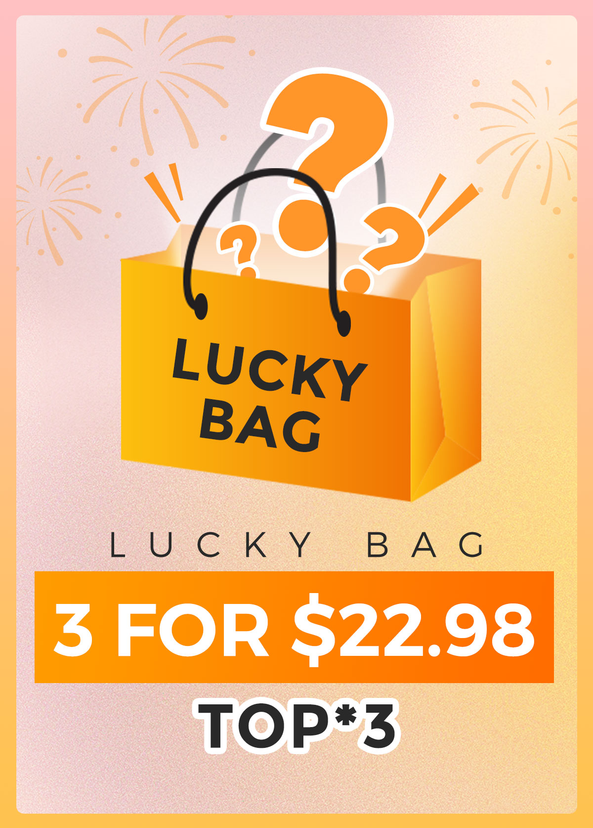 Lucky Bag-Random Style Top 3 Piece | picture 