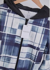 Grey Geometric Print Coat | thumb picture 