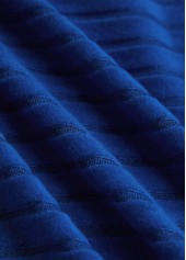 Blue Button Plaid Long Sleeve Fake Two Piece Twinset | thumb picture 