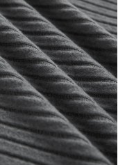 Orange Patchwork Striped Long Sleeve Turn Down Collar Sweatshirt | thumb picture 