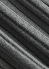 Orange Patchwork Striped Long Sleeve Turn Down Collar Sweatshirt | thumb picture 