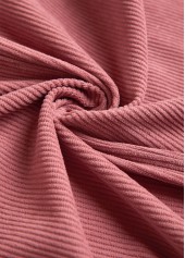 Plus Size Dusty Pink Button Up Corduroy Waistcoat | thumb picture 