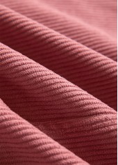 Plus Size Dusty Pink Button Up Corduroy Waistcoat | thumb picture 