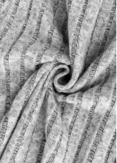 Elastic Waist Grey High Waisted Pants | thumb picture 