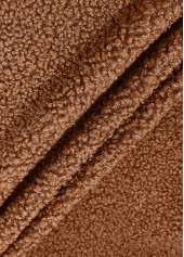 Dark Coffee Patchwork Sleeveless Turn Down Collar Waistcoat | thumb picture 