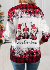 Christmas Red Tummy Coverage Santa Claus Print T Shirt | thumb picture 