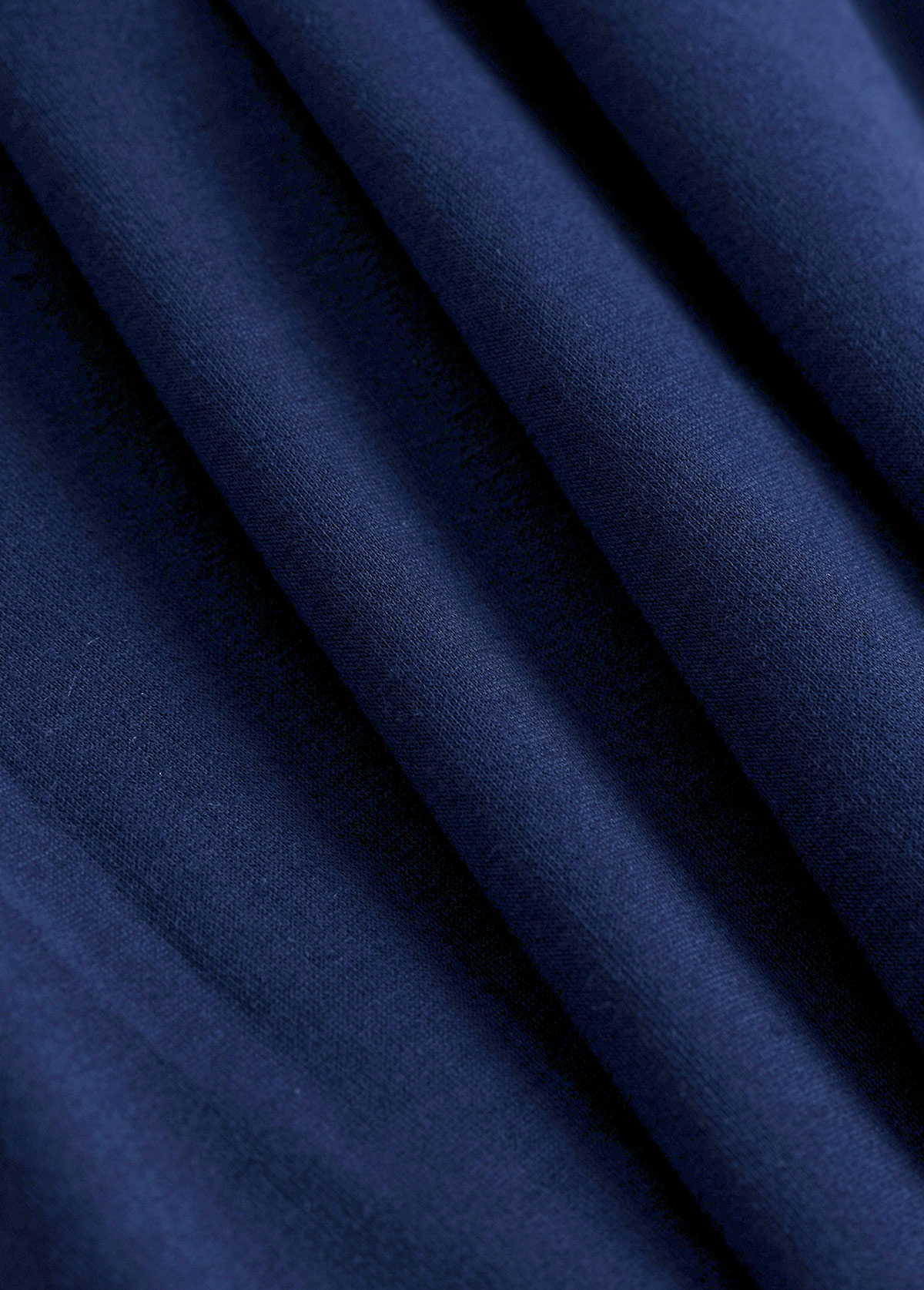 Plus Size Navy Patchwork Plaid Long Sleeve Sweatshirt | picture 