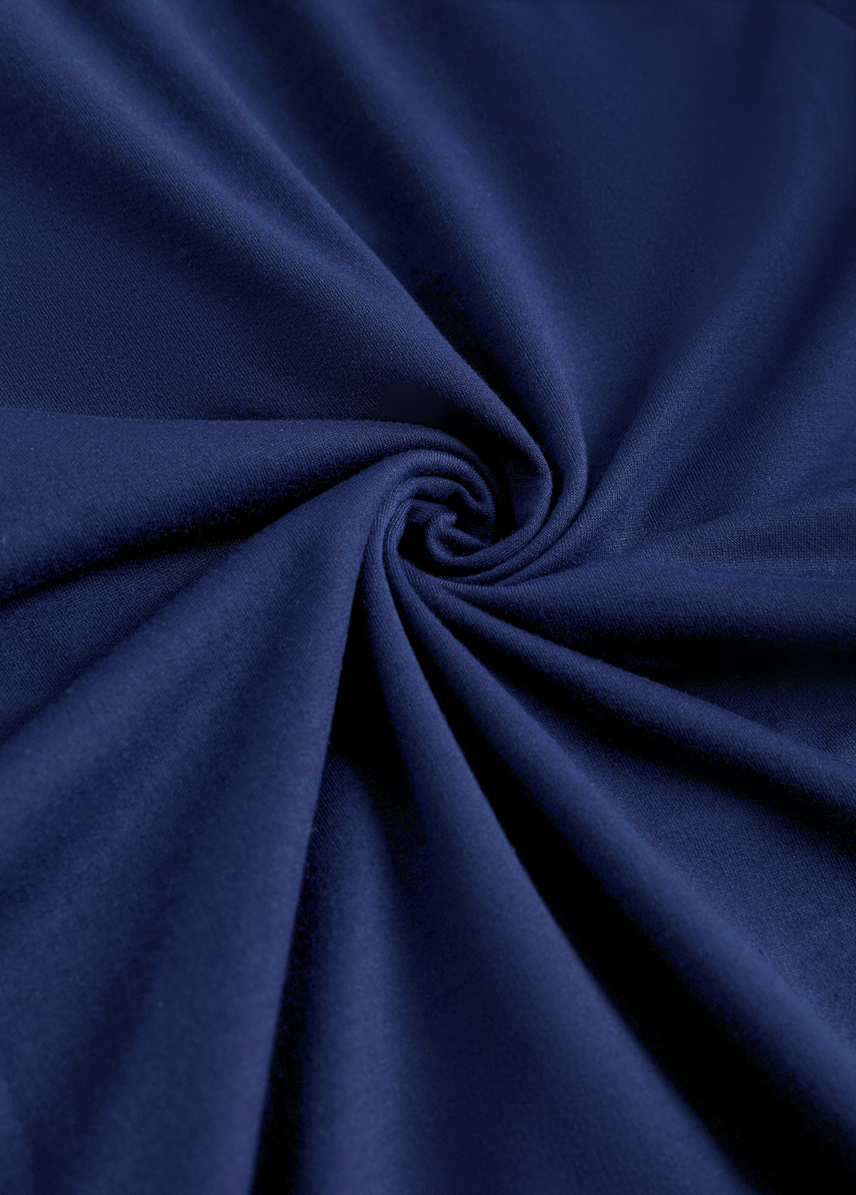 Plus Size Navy Patchwork Plaid Long Sleeve Sweatshirt | picture 