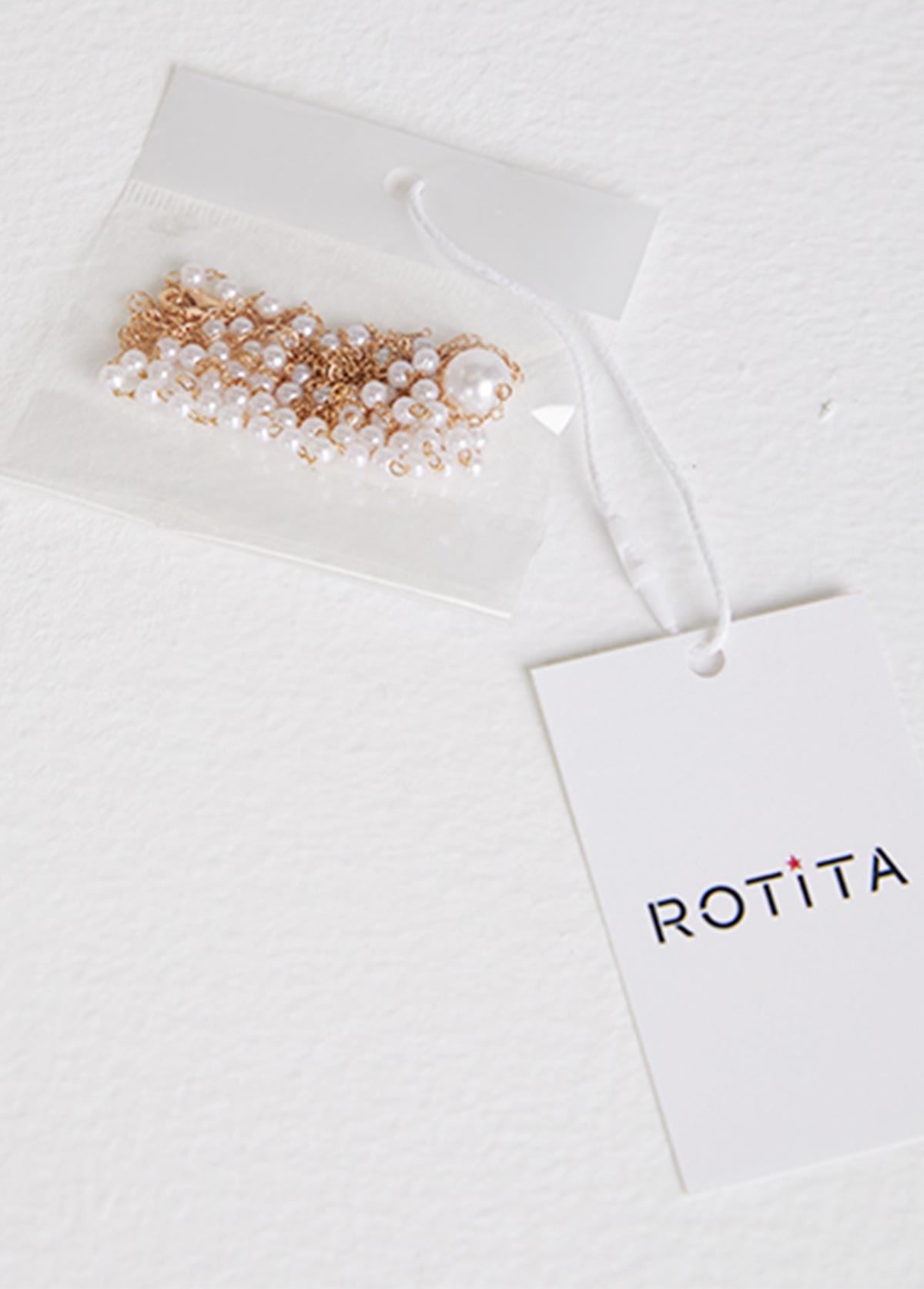 Silvery White Pearl Layered Alloy Necklace | picture 