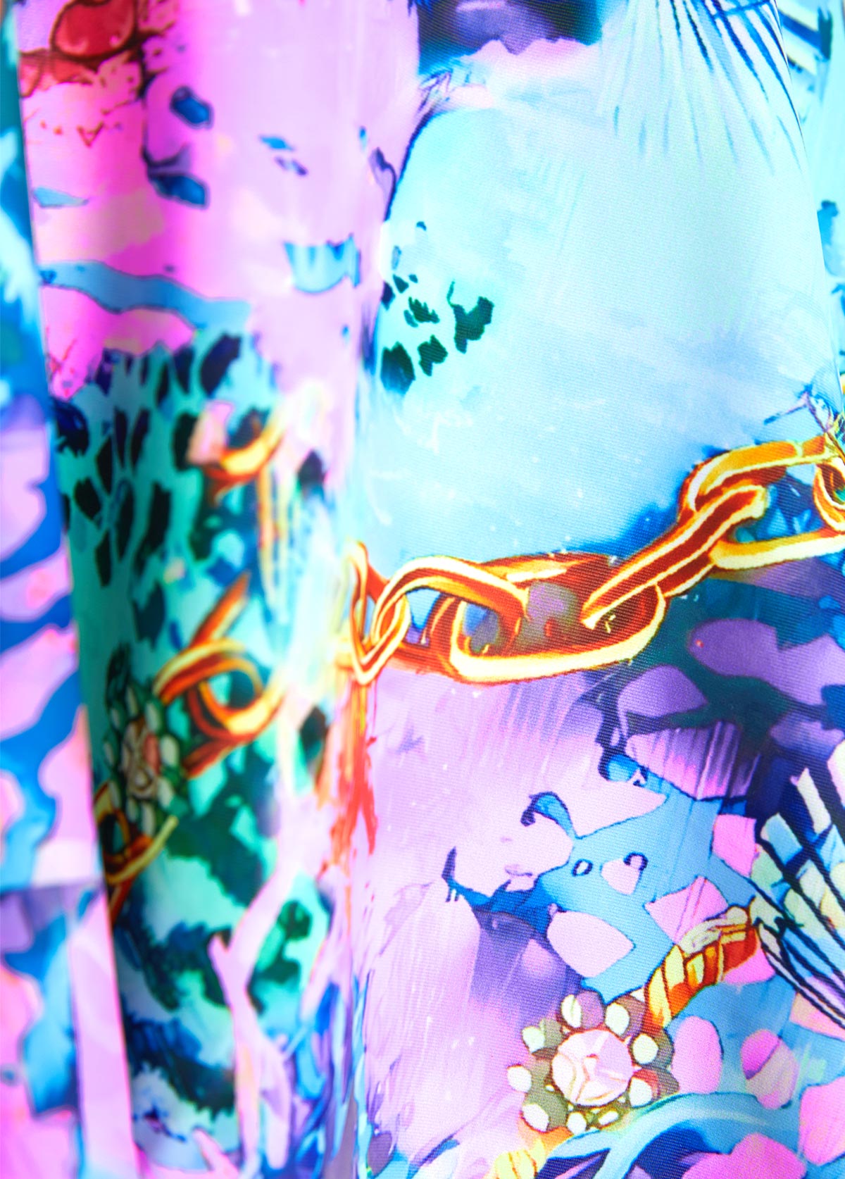 Ruffle Marine Life Print Multi Color Tankini Set | picture 