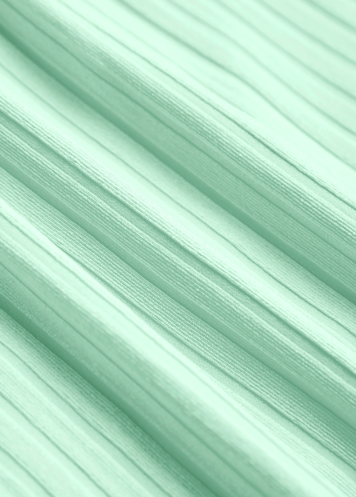 Light Green Patchwork Long Sleeve Split Neck T Shirt | picture 