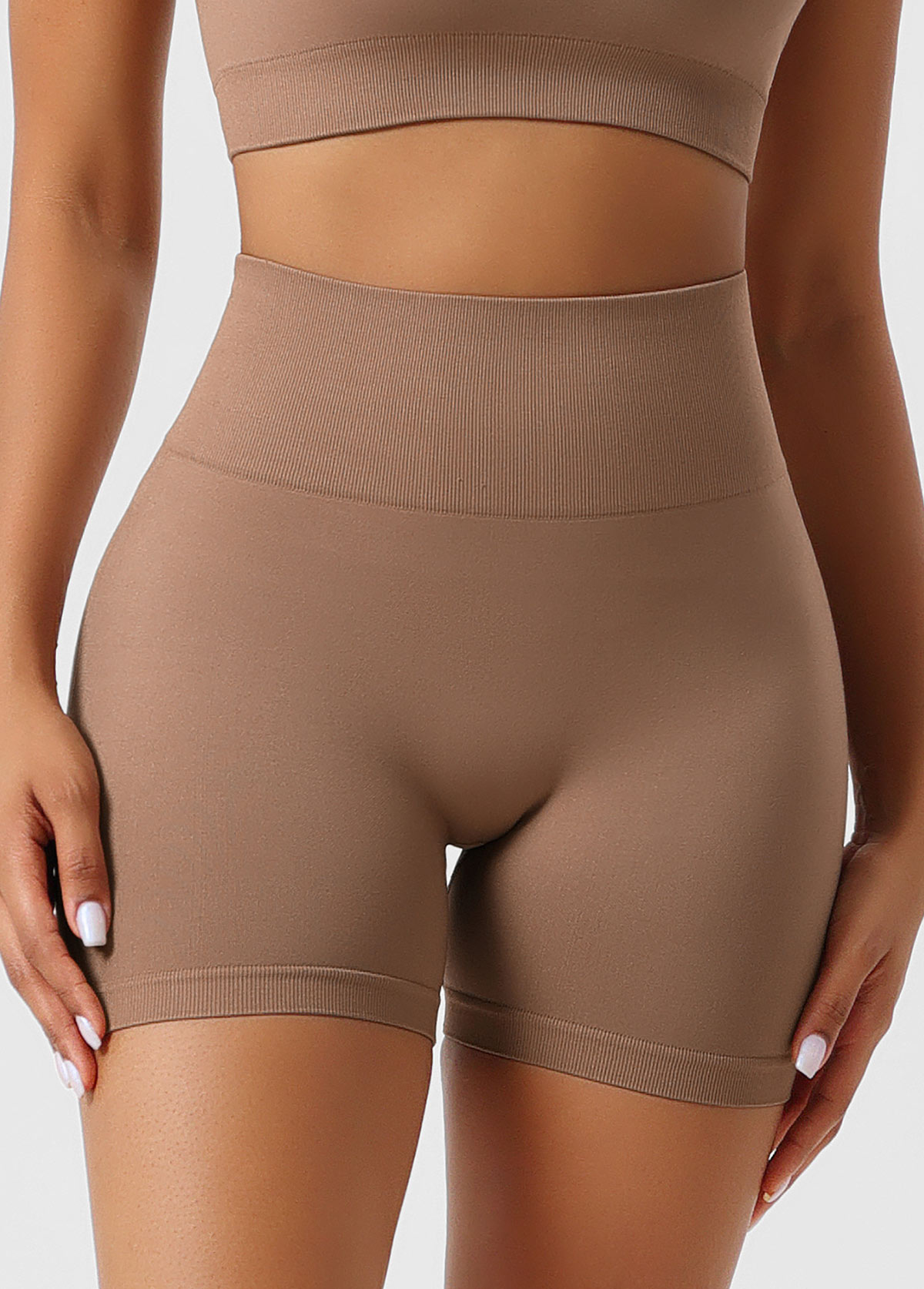 Dark Coffee Tummy Control High Waisted Panties | picture 