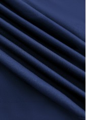 Navy Patchwork Plaid Long Sleeve Turn Down Collar Sweatshirt | thumb picture 