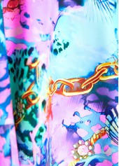 Ruffle Marine Life Print Multi Color Tankini Set | thumb picture 