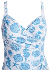 Surplice Marine Life Print White One Piece Swimwear | thumb picture 