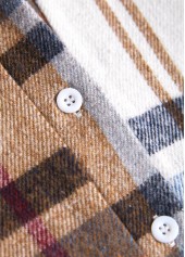 Multi Color Tummy Coverage Plaid Long Sleeve Dress | thumb picture 