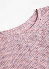 Multi Color Long Sleeve Round Neck Sweatshirt | thumb picture 