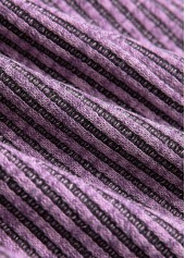 Dusty Purple Tummy Coverage Long Sleeve Round Neck Dress | thumb picture 