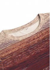 Multi Color Patchwork Tribal Print Long Sleeve Sweatshirt | thumb picture 